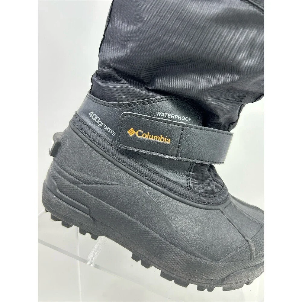Columbia Powderbug Forty Kids Snow Boots Black Waterproof Insulated Winter 11